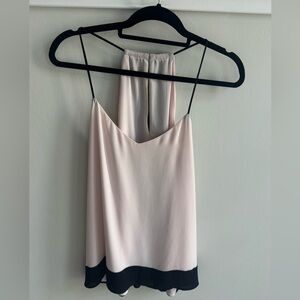 Express Cream and Black Camisole Top